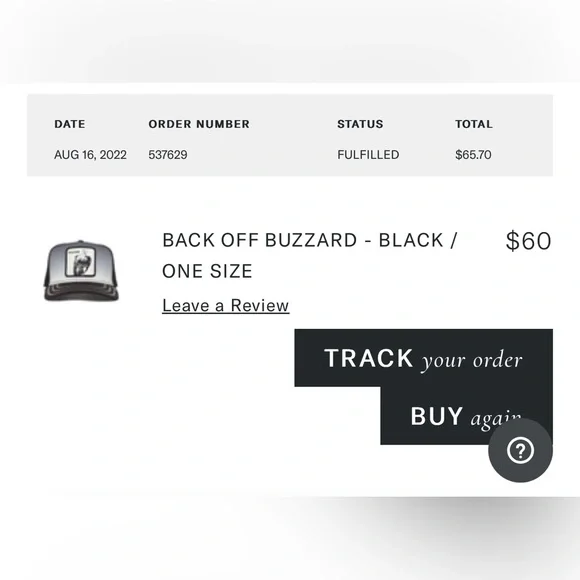 GOORIN BROS. BACK OFF BUZZARD TRUCKER HAT - Picture 4 of 6